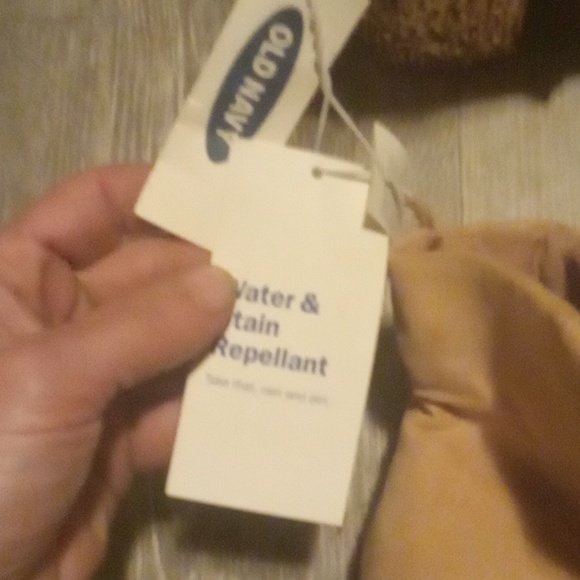 Old navy swaed zip up ankle boots with gold  sparkle heel NWT size 8 - Picture 5 of 7